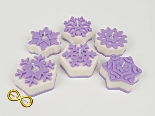 Svíčka vločka fialová