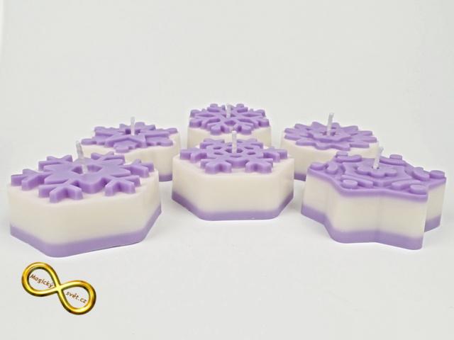 Svíčka vločka fialová