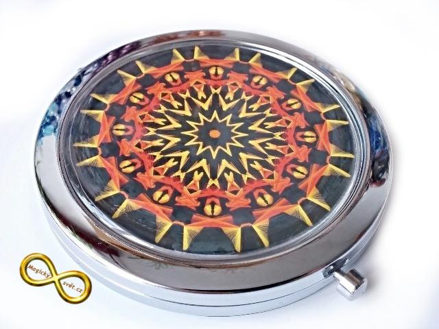 Kosmetické zrcátko s Magickou mandalou 33