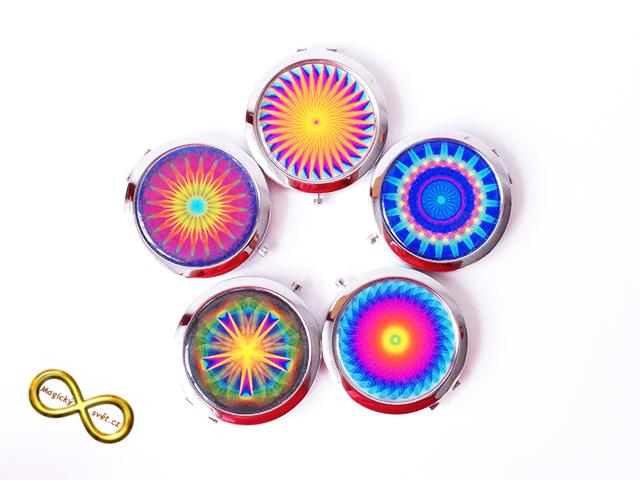 Kosmetické zrcátko s Magickou mandalou 2