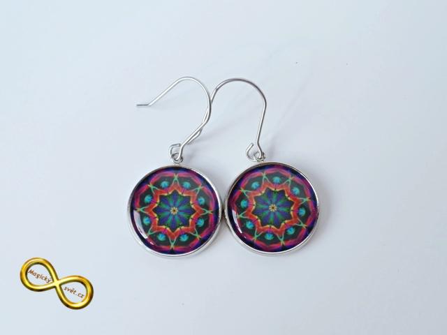 Náušnice Magická mandala 108