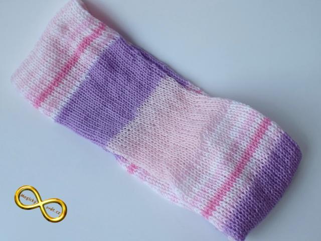 Nákrčník tunel fialkový