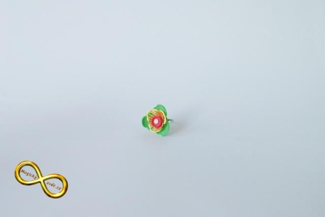 Prsten gummy barevný III.