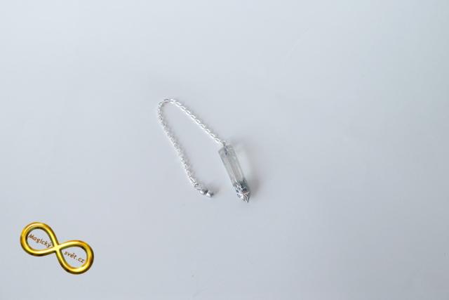 Kyvadlo "Resin" stříbrné s návodem
