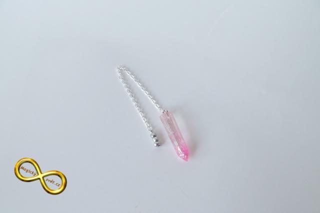 Kyvadlo "Resin" růžové s návodem
