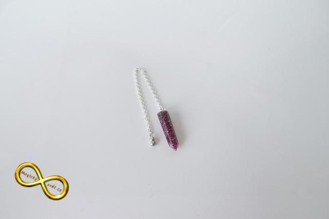 Kyvadlo "Resin" fialové s návodem