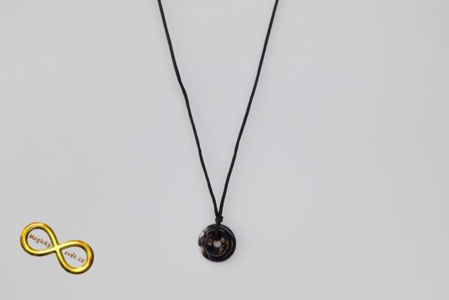 Náhrdelník s malým donutem z Onyxu
