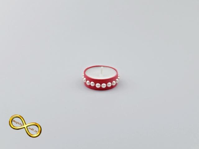 Svíčka čajová červená