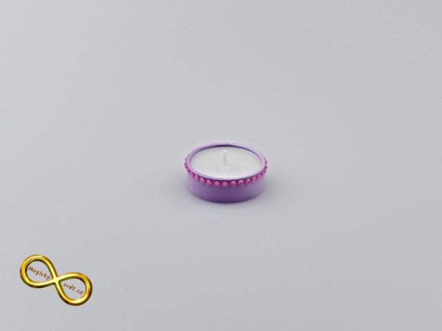 Svíčka čajová fialová