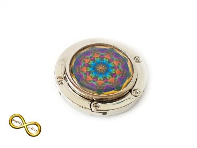 Háček na kabelku s Magickou mandalou 9