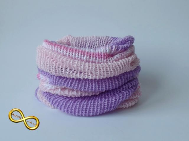 Nákrčník tunel fialkový