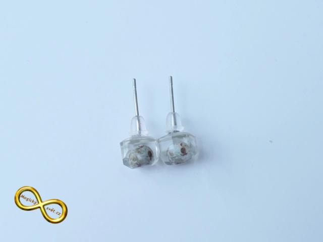 Náušnice "Resin" kamínky