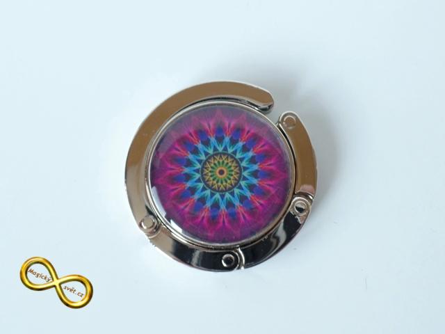 Háček na kabelku s Magickou mandalou 154