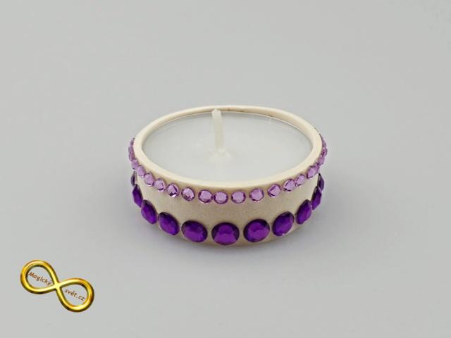 Svíčka čajová béžová