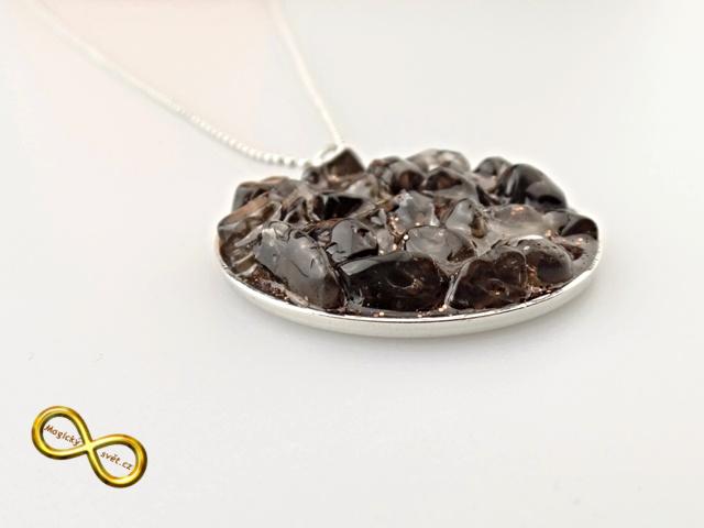 Náhrdelník s kamínky Záhnědy