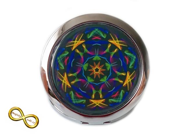 Kosmetické zrcátko s Magickou mandalou 126