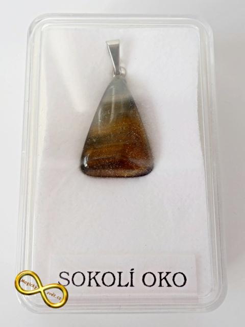 Přívěsek Sokolí oko v krabičce