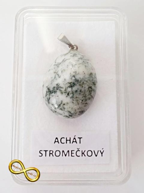 Přívěsek Achát stromečkový v krabičce