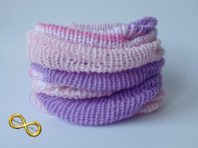 Nákrčník tunel fialkový