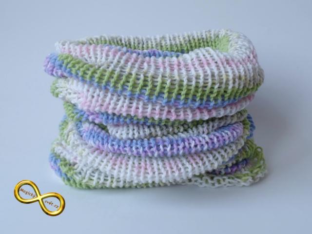 Nákrčník tunel melírový 7