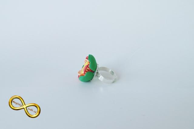 Prsten gummy barevný I.