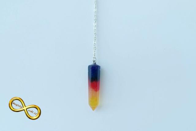 Kyvadlo "Resin" barevné s návodem
