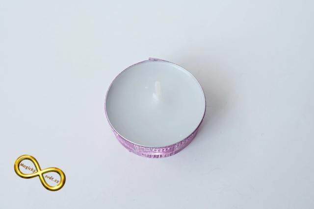 Svíčka čajová růžová