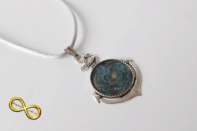 Náhrdelník kotva "Magical fantasy" tmavý