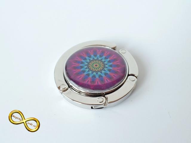 Háček na kabelku s Magickou mandalou 154