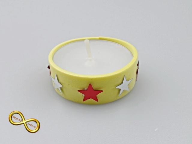 Svíčka čajová žlutá