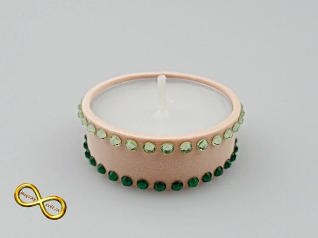 Svíčka čajová béžová