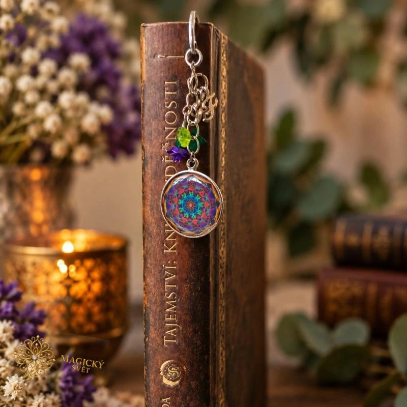 Záložka do knihy Dračí tajemství – s Magickou mandalou 9