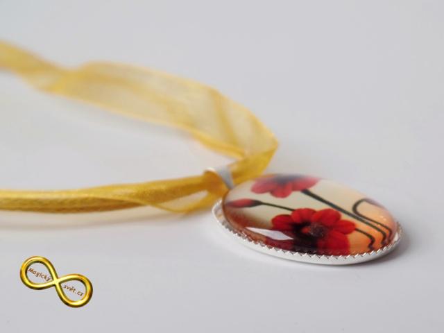 Náhrdelník vlčí máky