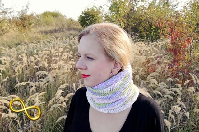 Nákrčník tunel melírový 7