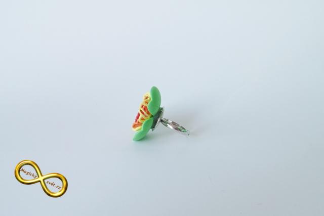 Prsten gummy barevný III.