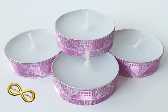 Svíčka čajová růžová