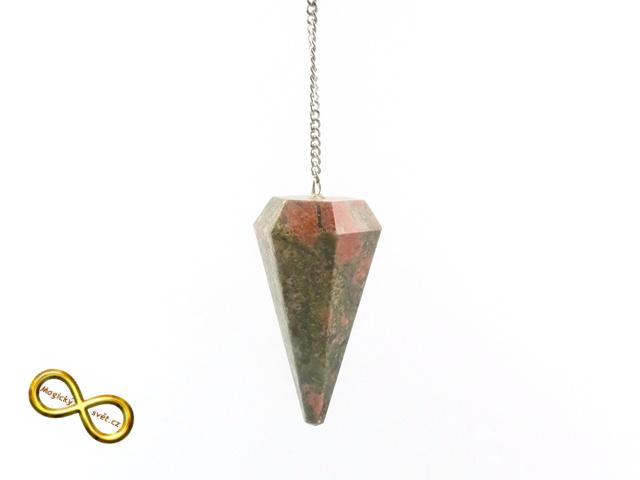 Kyvadlo Epidot (Unakit)