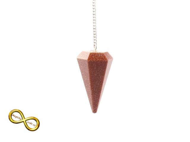 Kyvadlo Avanturin oranžový