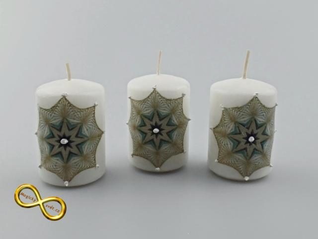 Svíčka adventní malá