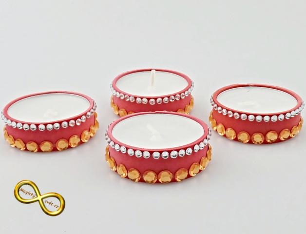 Svíčka čajová červená