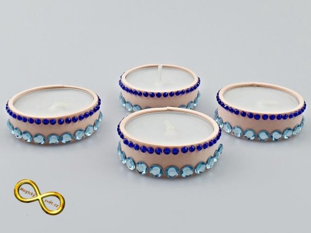 Svíčka čajová béžová