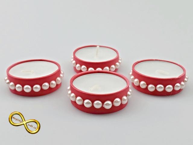 Svíčka čajová červená