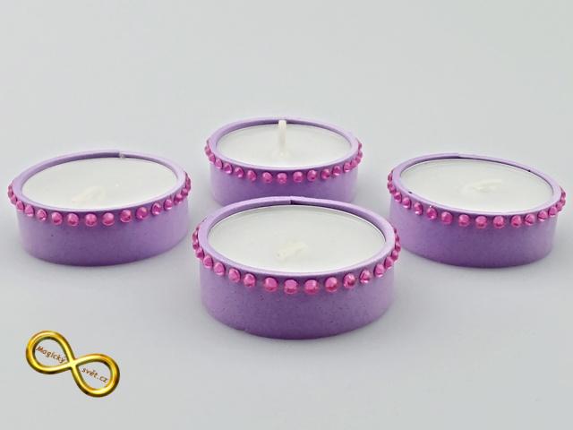 Svíčka čajová fialová