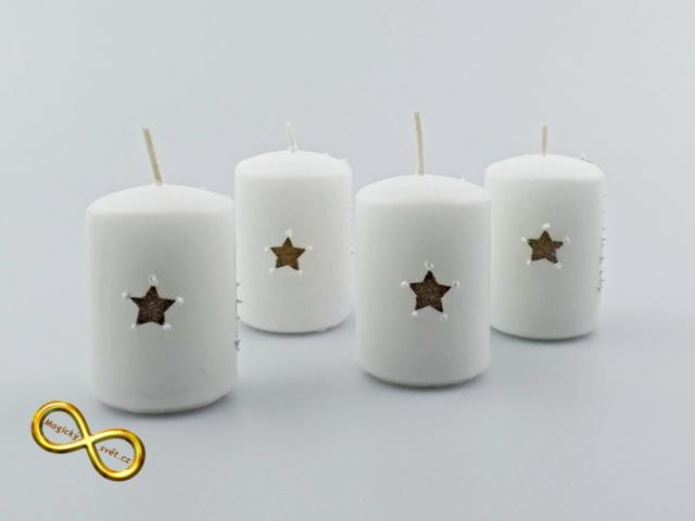 Svíčka adventní malá sněhulák