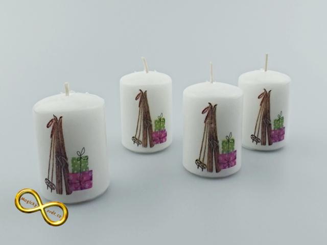 Svíčka adventní malá stromeček