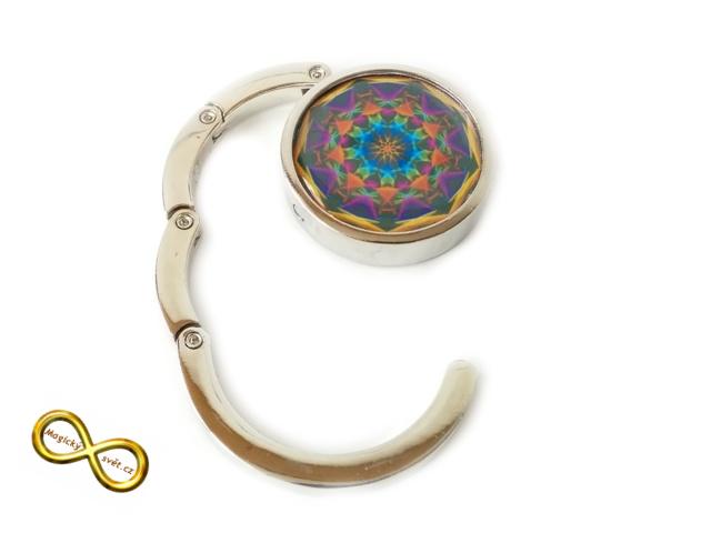 Háček na kabelku s Magickou mandalou 9