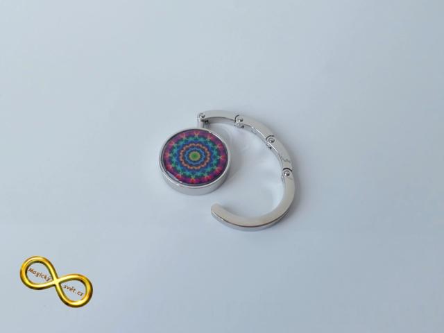 Háček na kabelku s Magickou mandalou 44